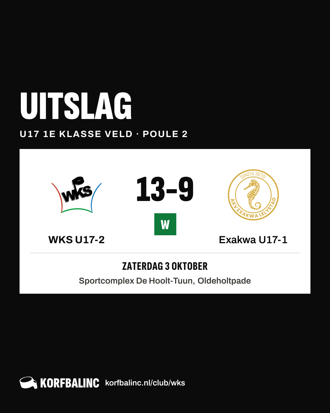 WKS U17-2 - Exakwa U17-1