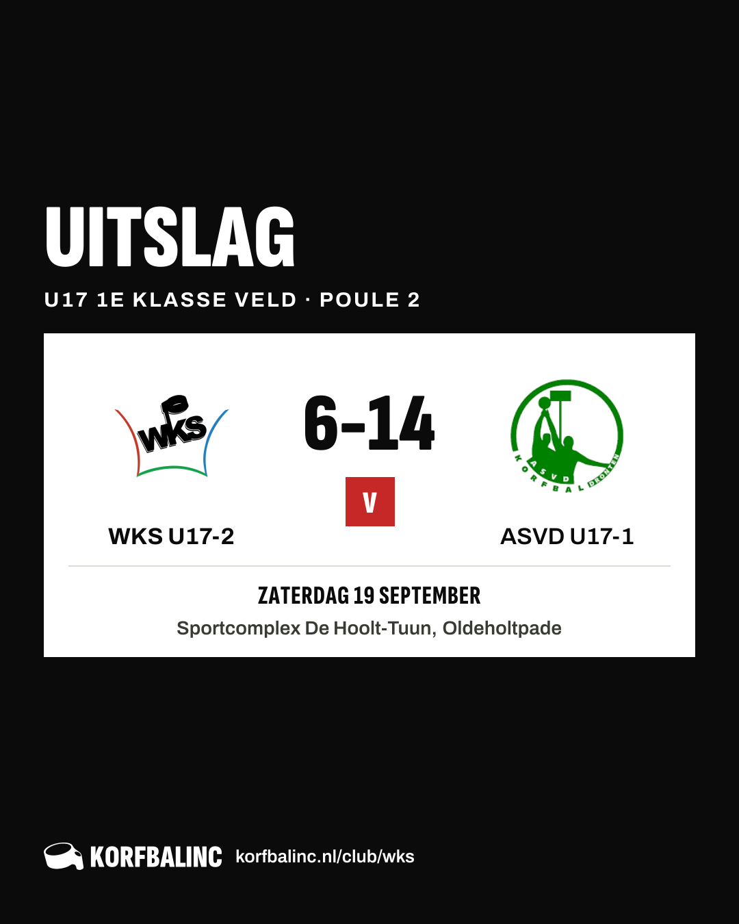 WKS U17-2 - ASVD U17-1