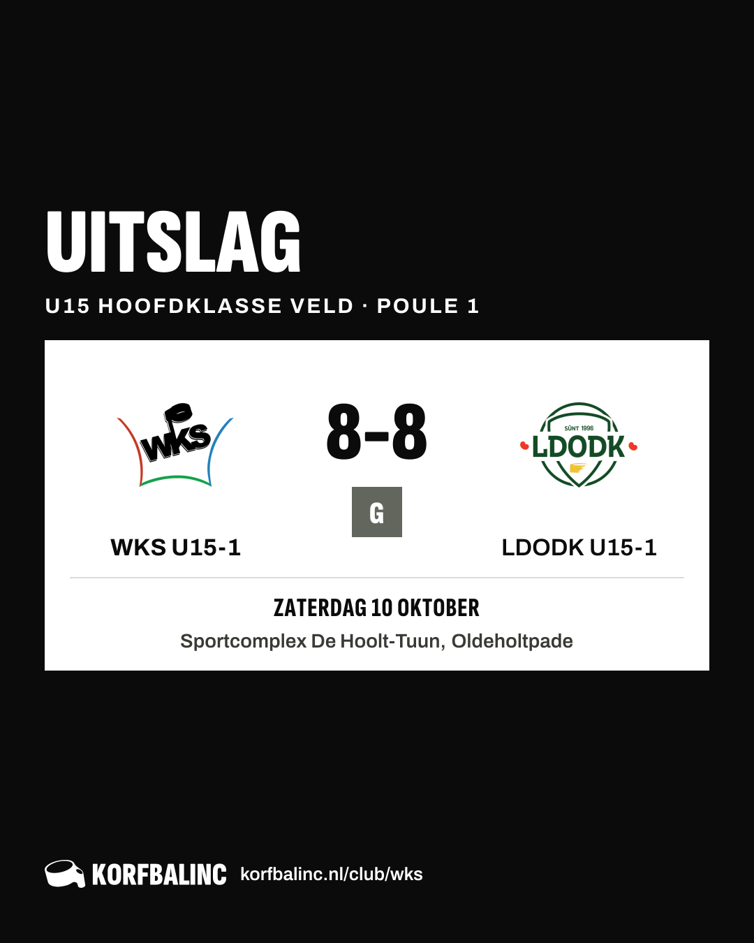 WKS U15-1 - LDODK U15-1