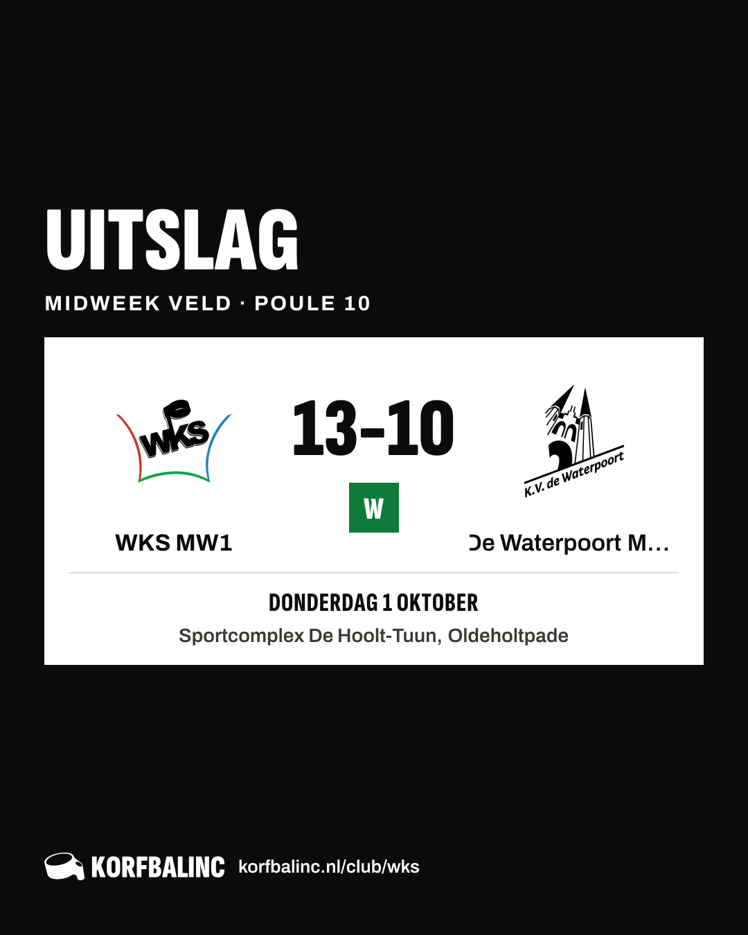 WKS MW1 - De Waterpoort MW1