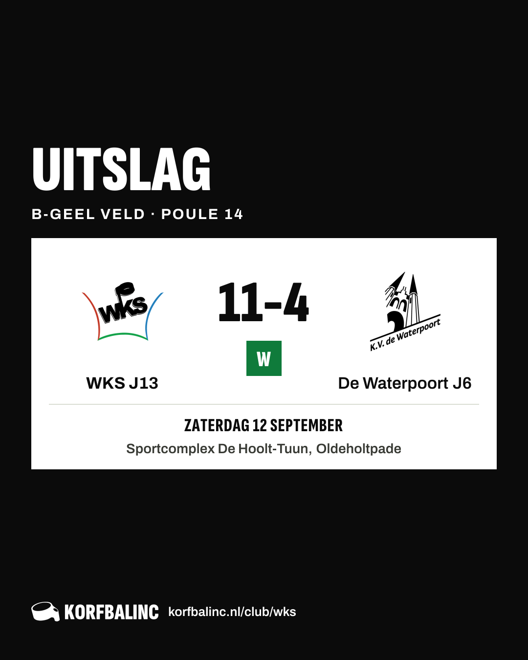 WKS J13 - De Waterpoort J6