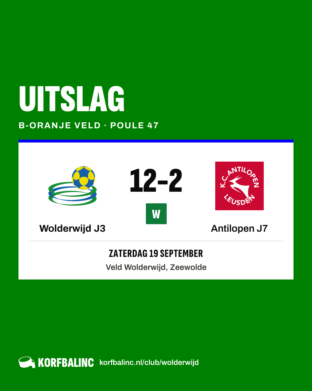 Wolderwijd J3 - Antilopen J7