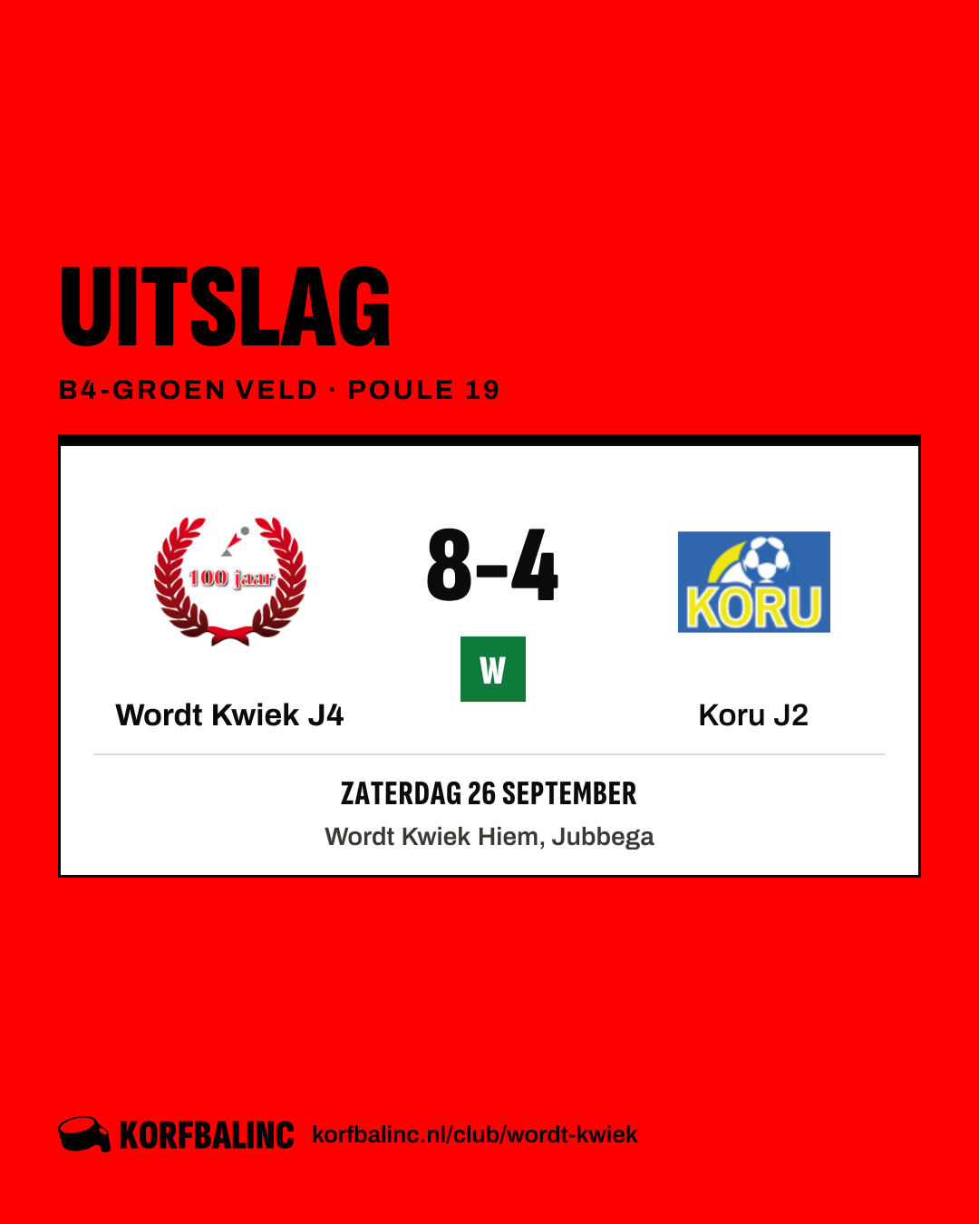 Wordt Kwiek J4 - Koru J2