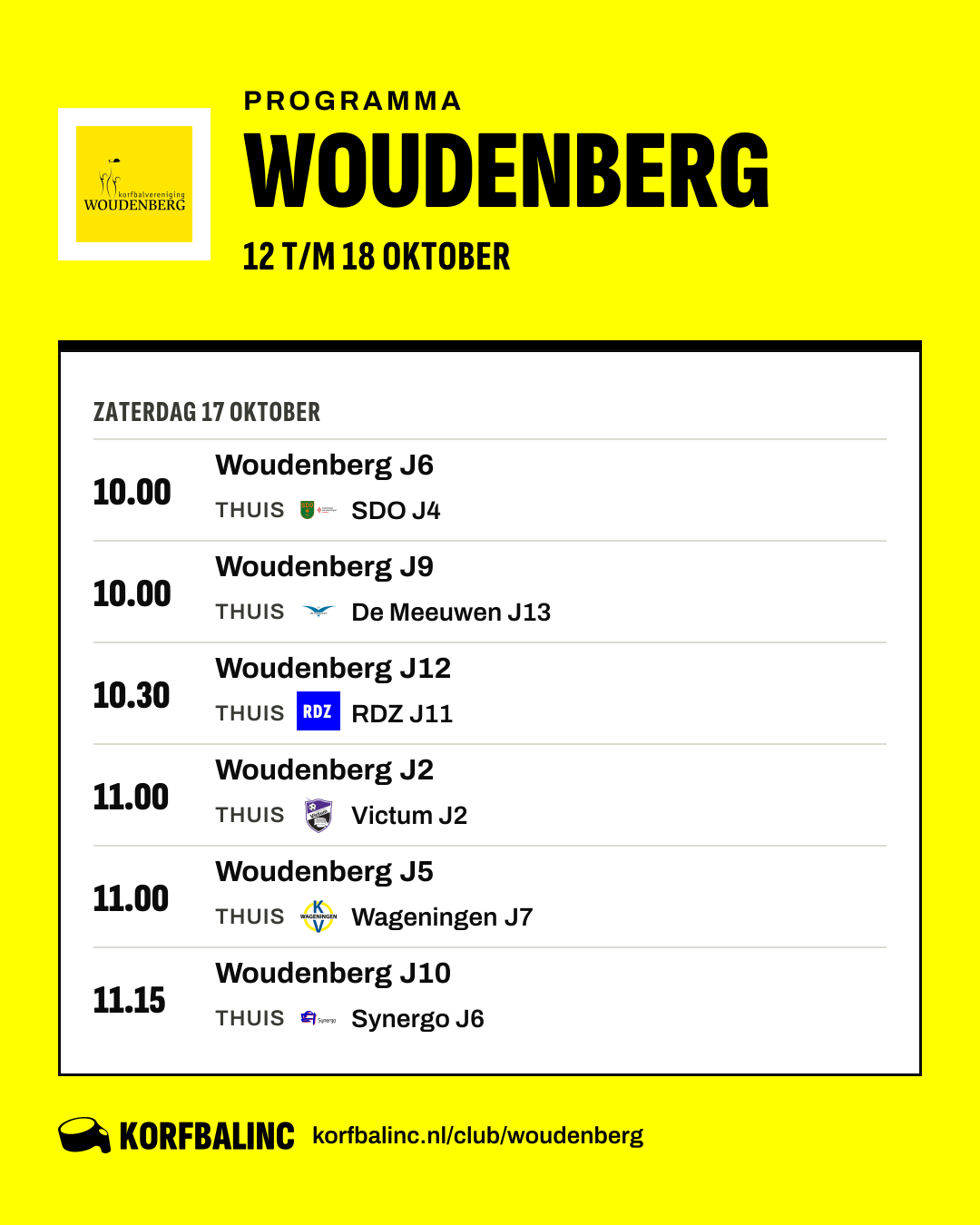 Uitslagen Woudenberg