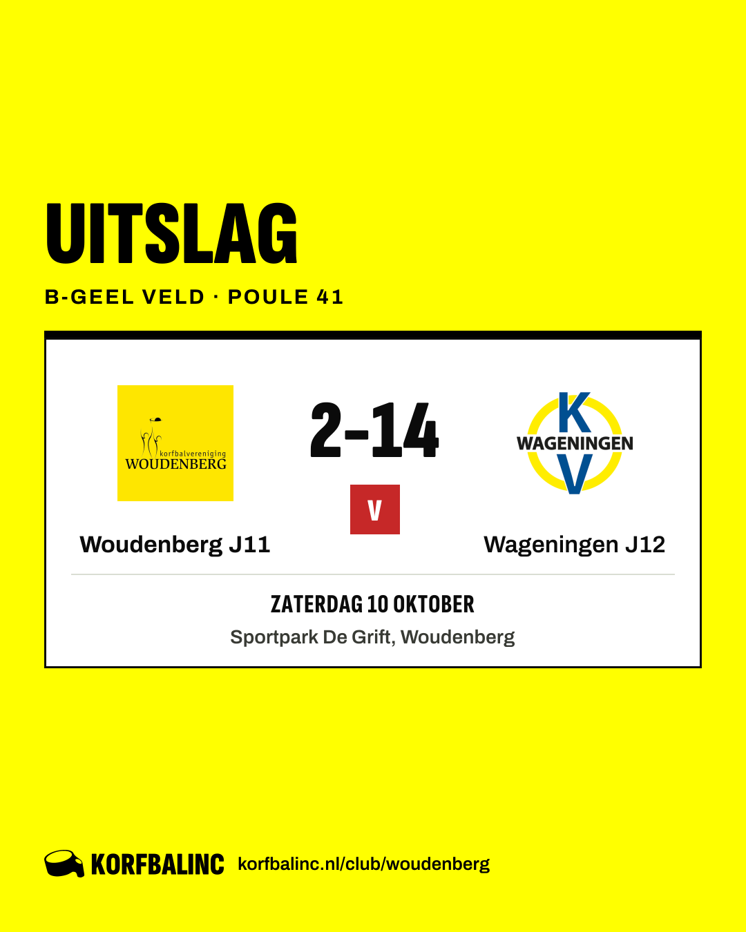 Woudenberg J11 - Wageningen J12