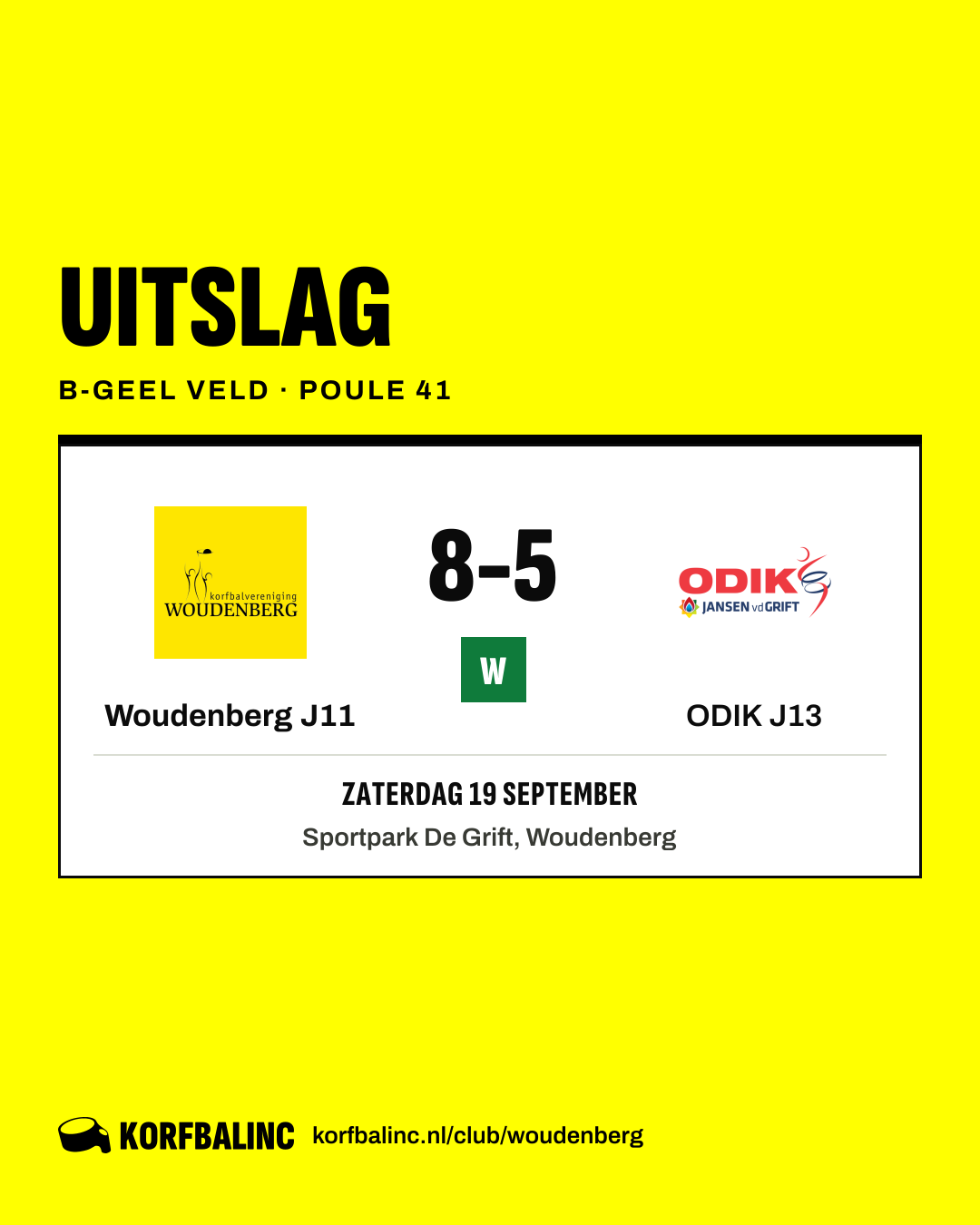Woudenberg J11 - ODIK J13