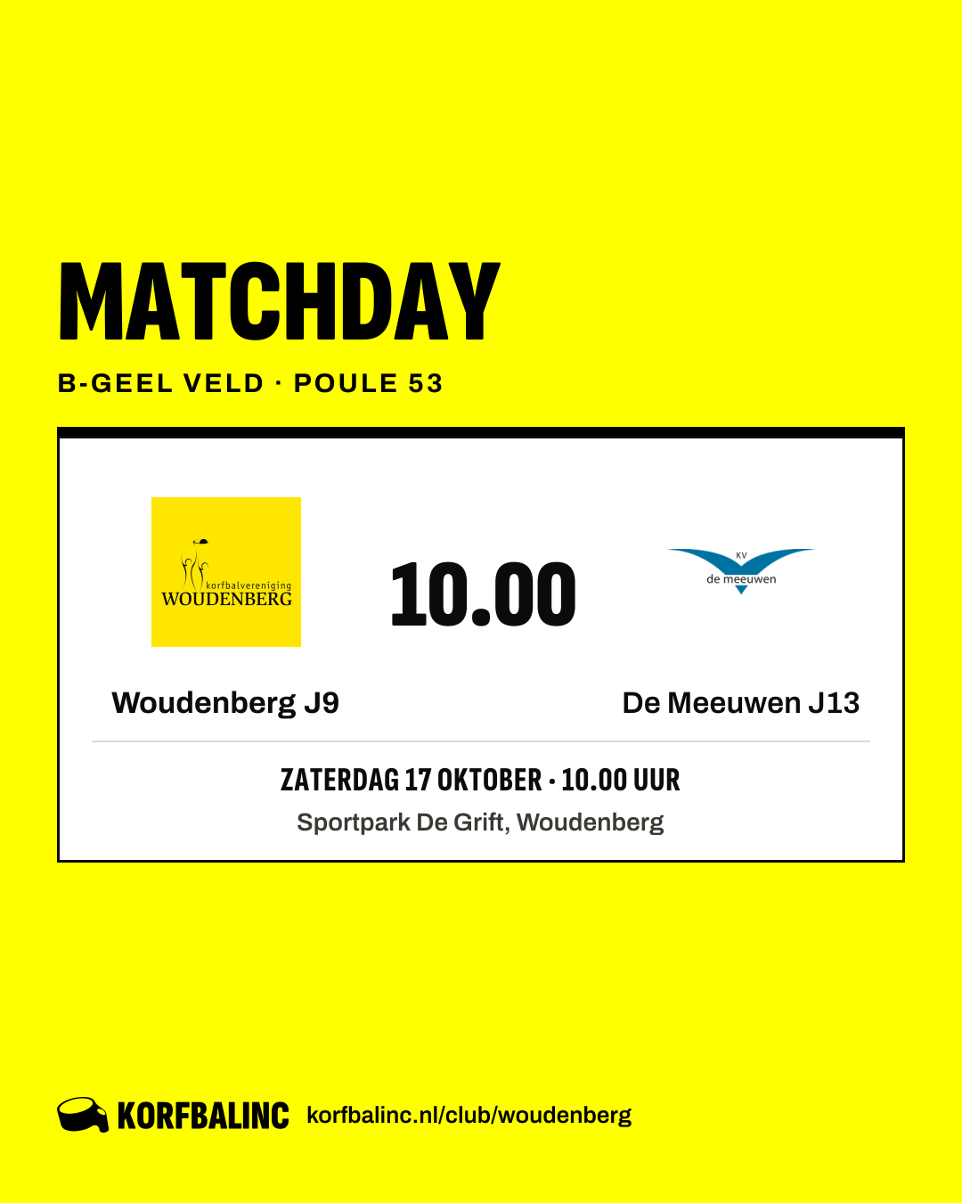 Woudenberg J9 - De Meeuwen J13