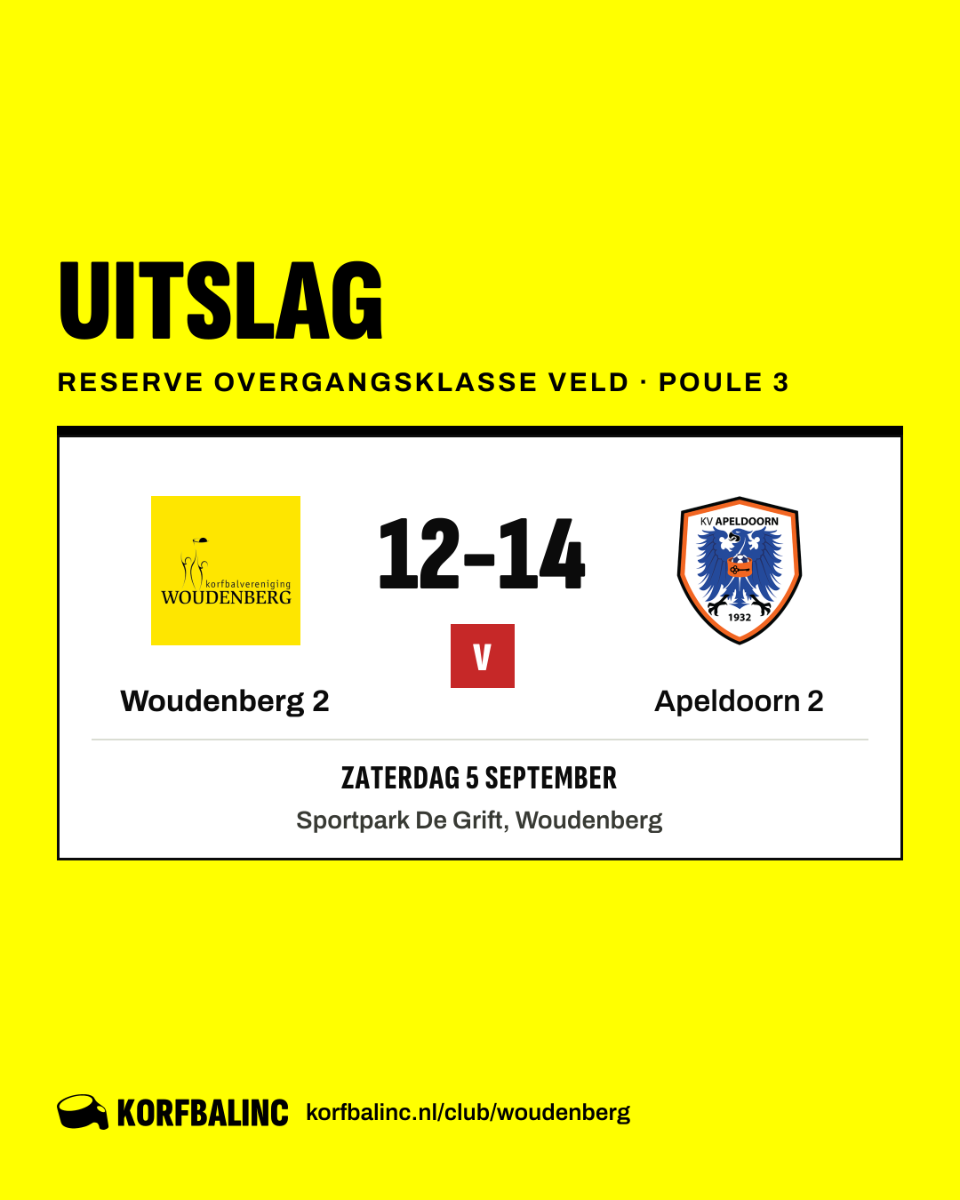 Woudenberg 2 - Apeldoorn 2