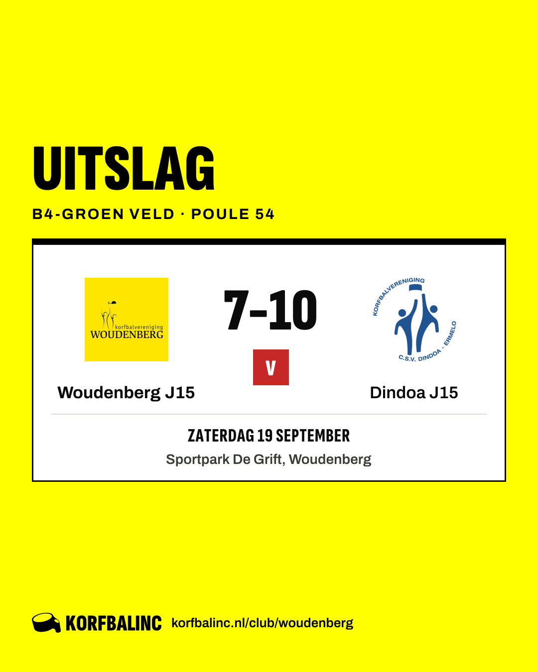 Woudenberg J15 - Dindoa J15