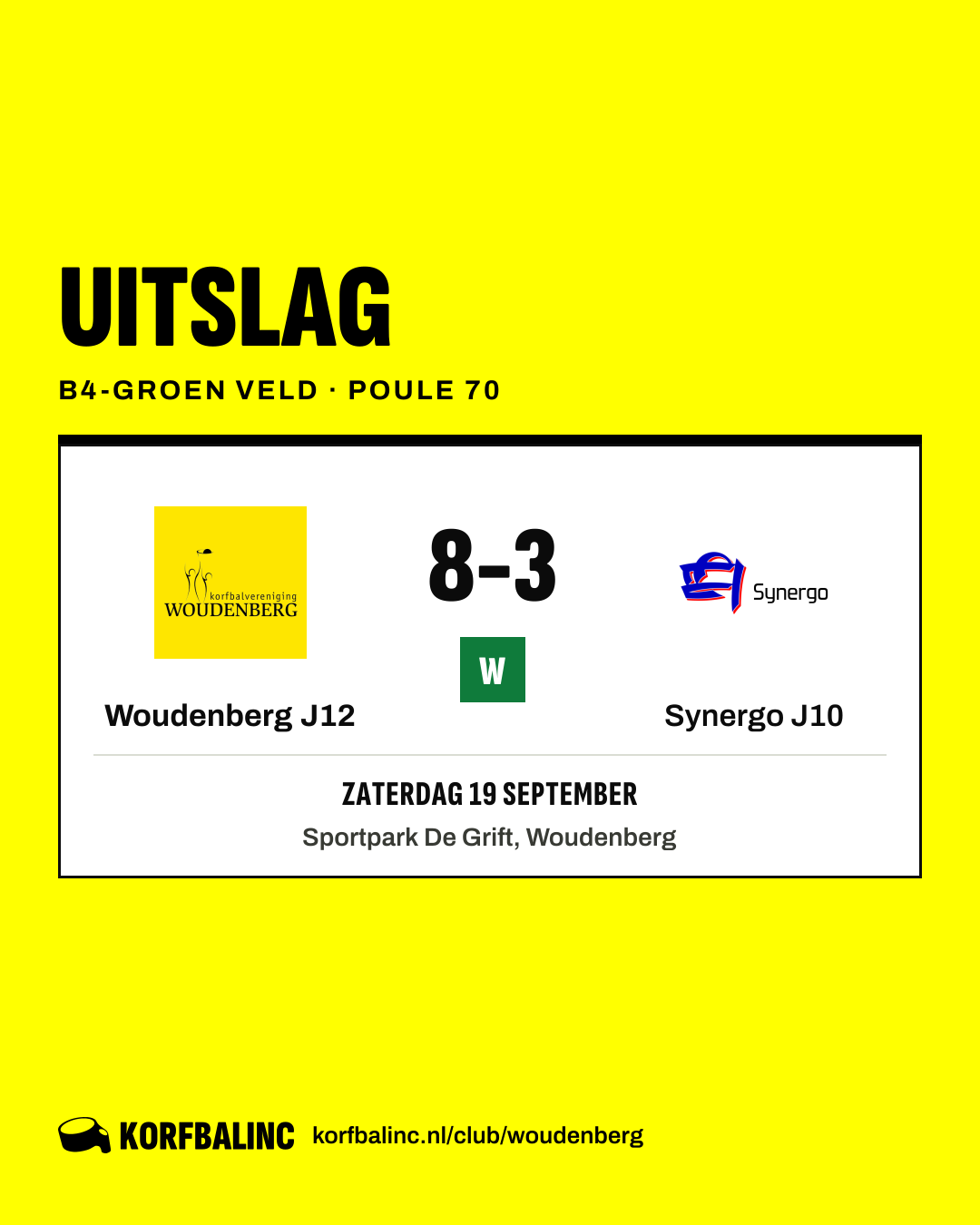 Woudenberg J12 - Synergo J10