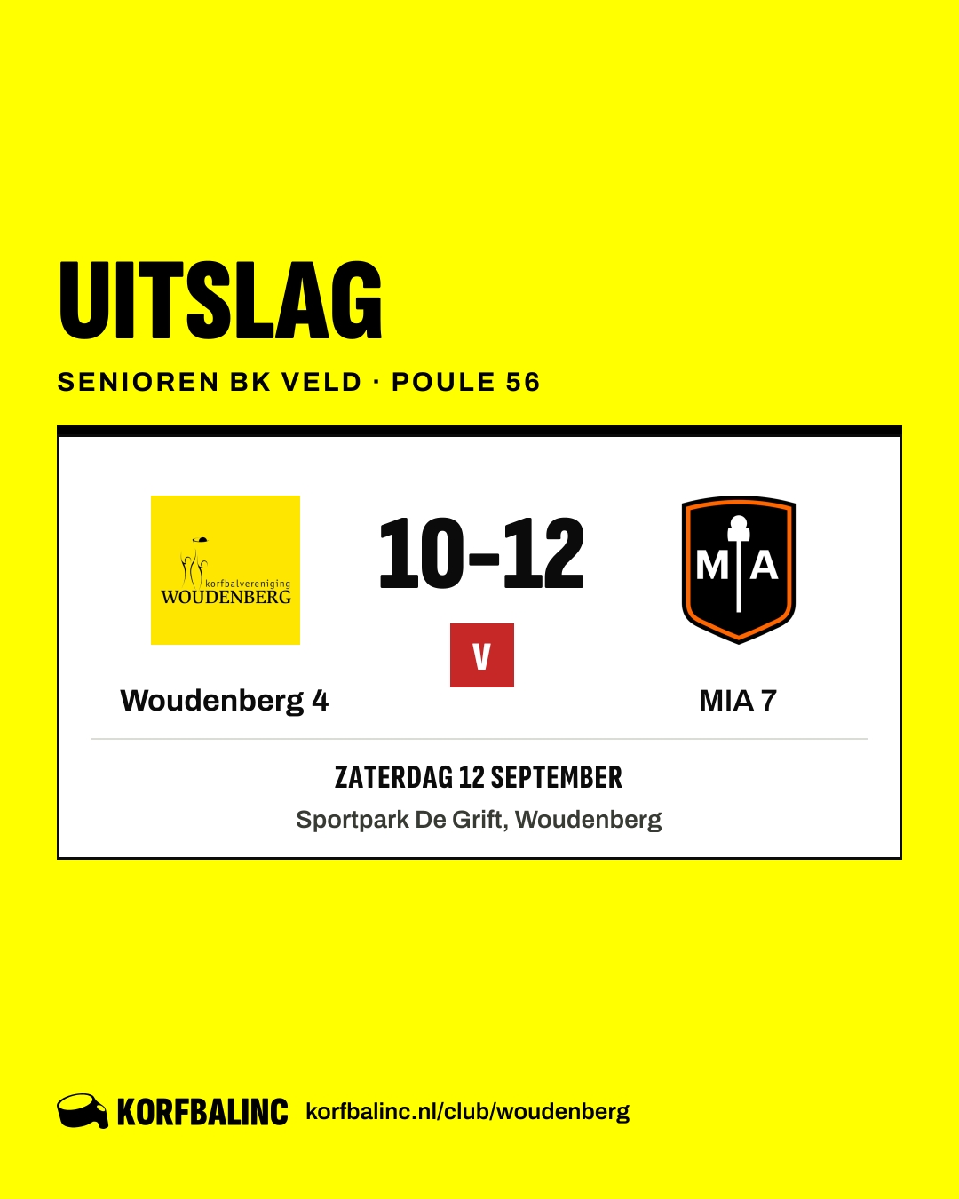 Woudenberg 4 - MIA 7