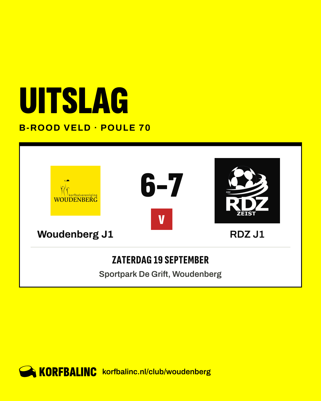 Woudenberg J1 - RDZ J1