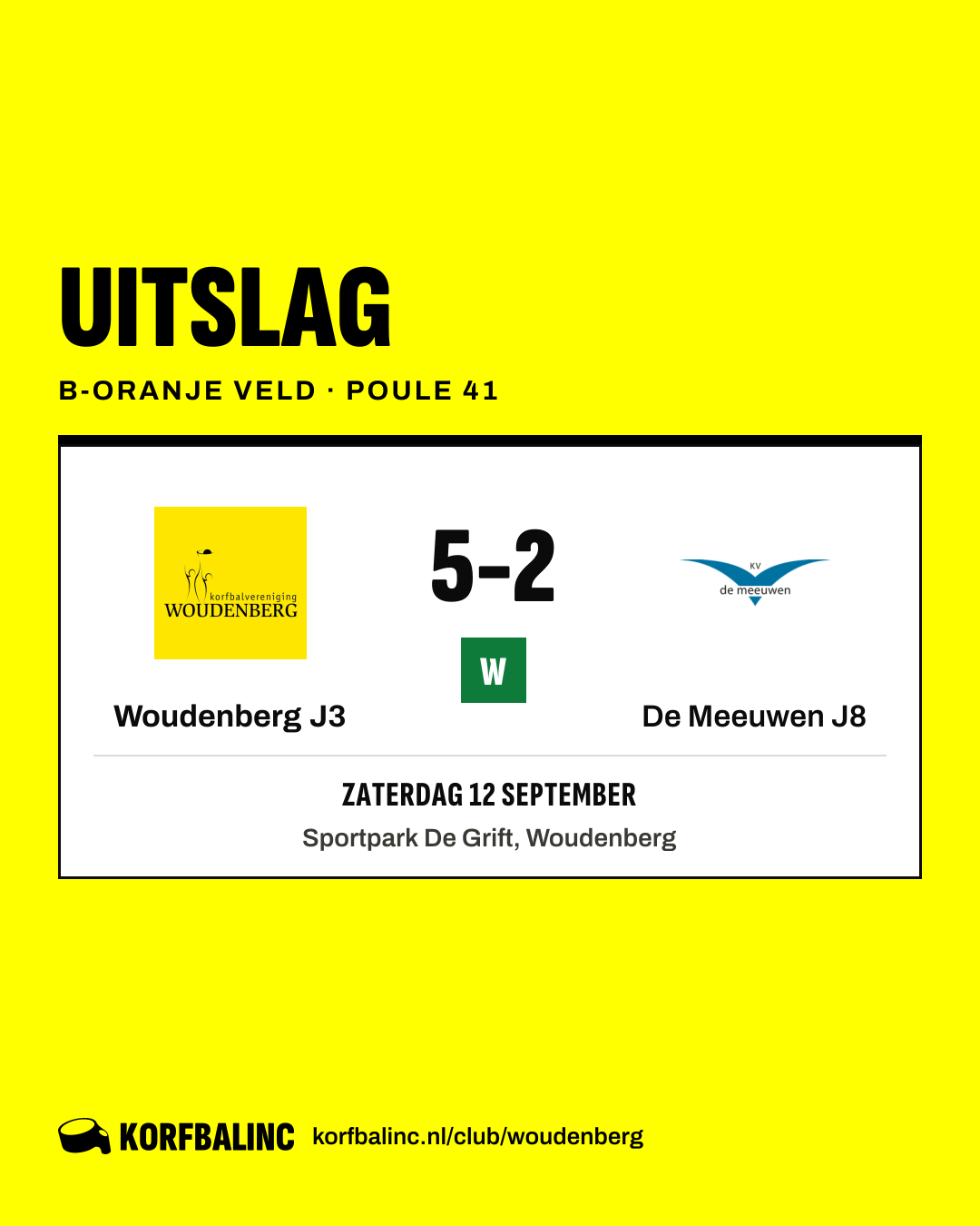 Woudenberg J3 - De Meeuwen J8