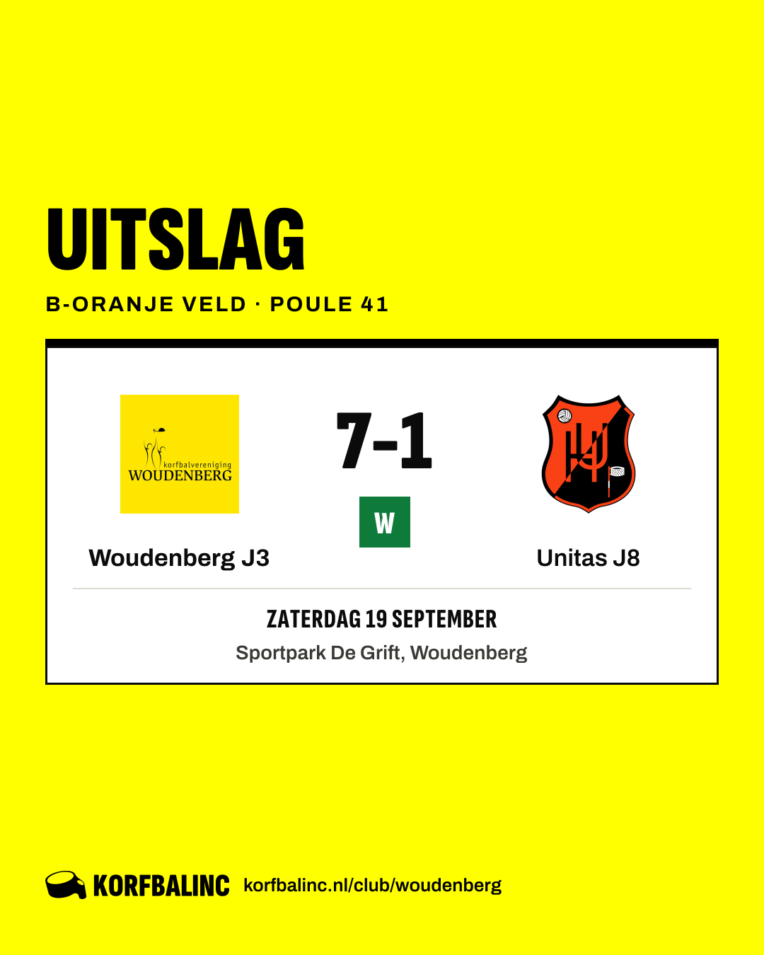 Woudenberg J3 - Unitas J8