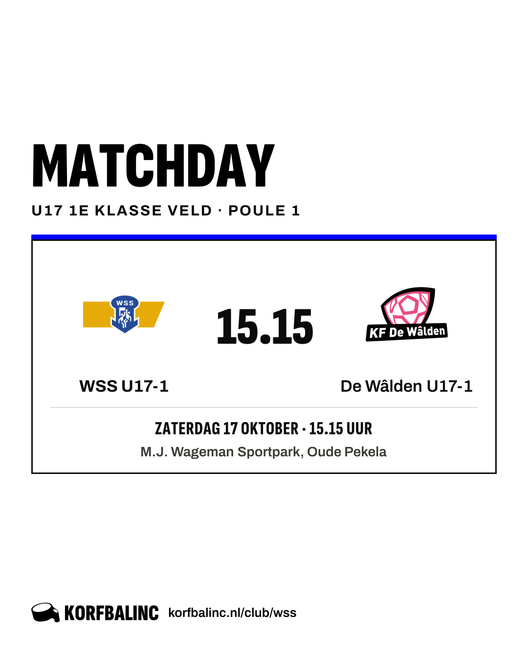 WSS U17-1 - De Wâlden U17-1