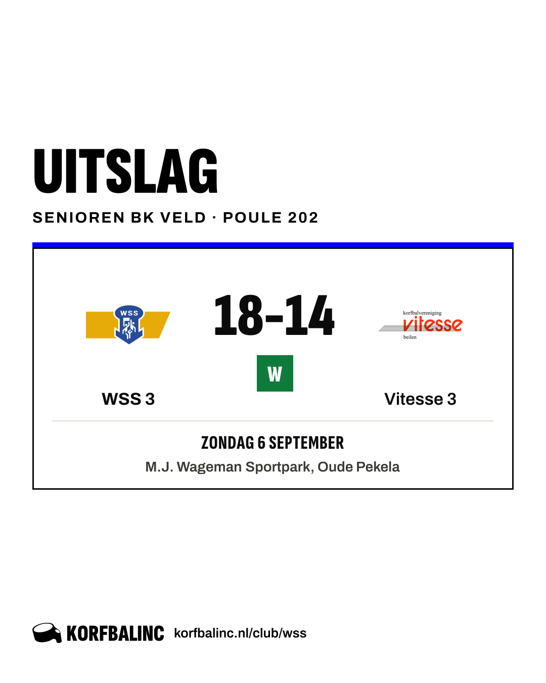 WSS 3 - Vitesse 3