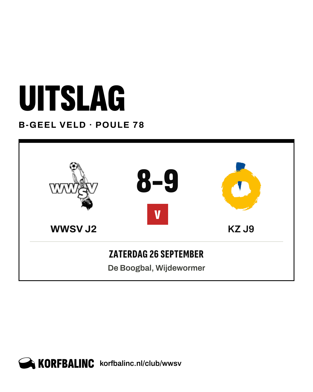 WWSV J2 - KZ J9