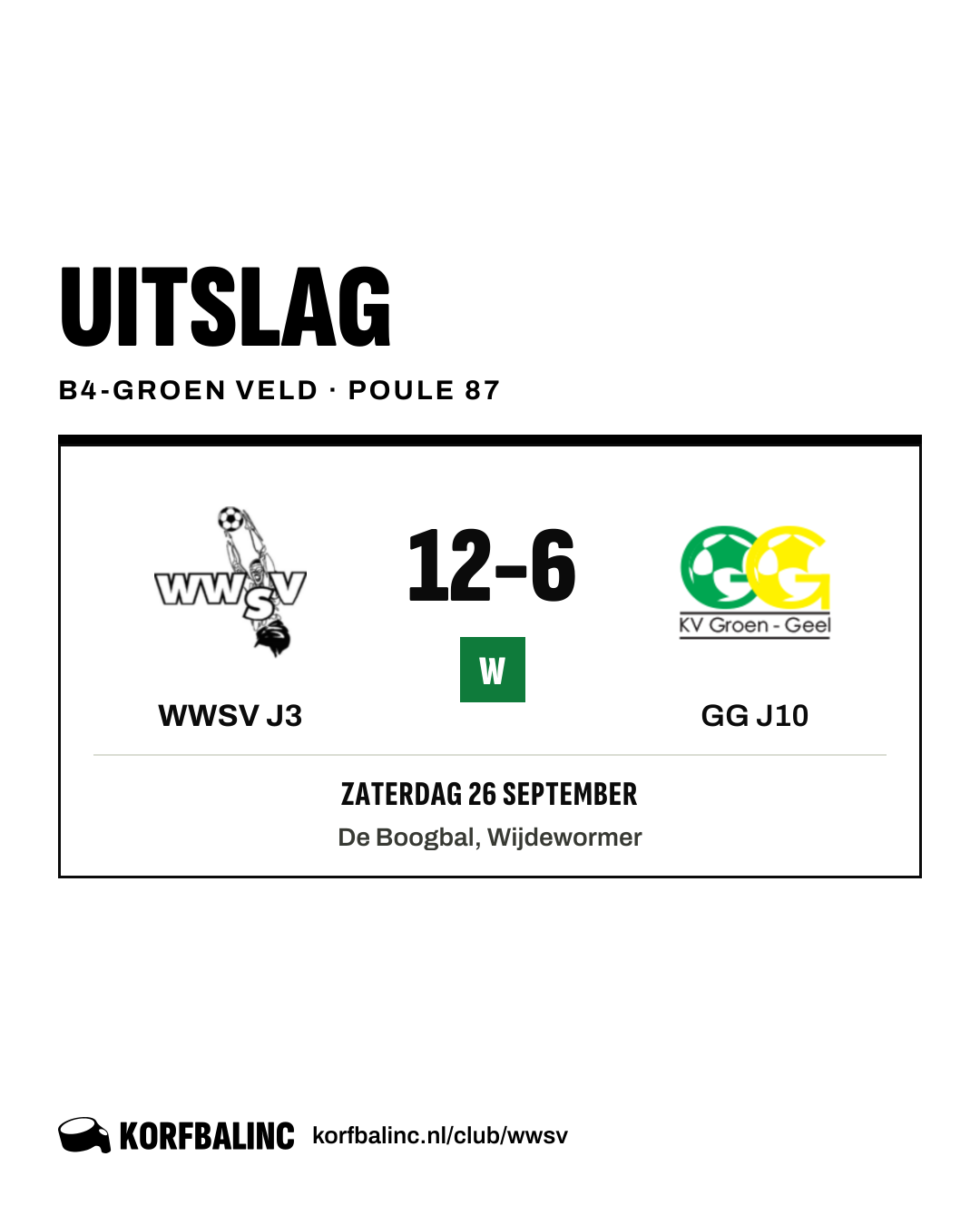 WWSV J3 - GG J10