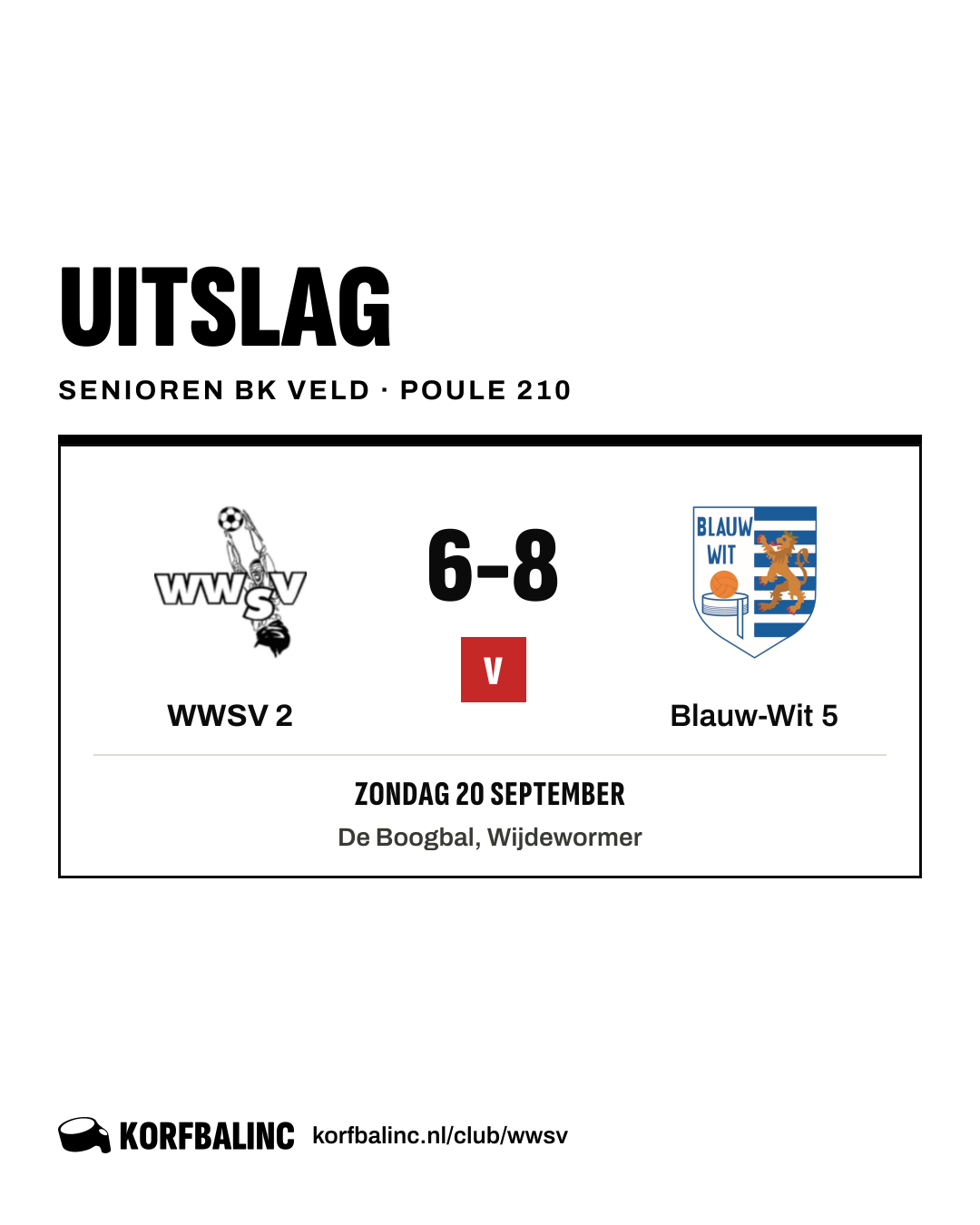 WWSV 2 - Blauw-Wit 5
