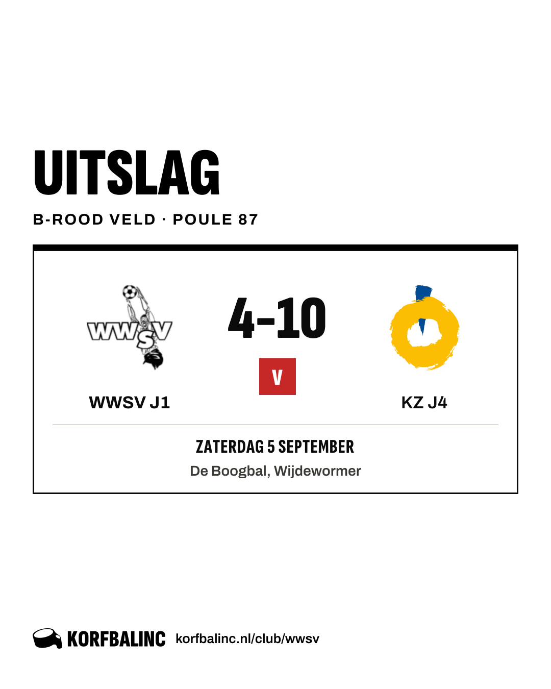 WWSV J1 - KZ J4