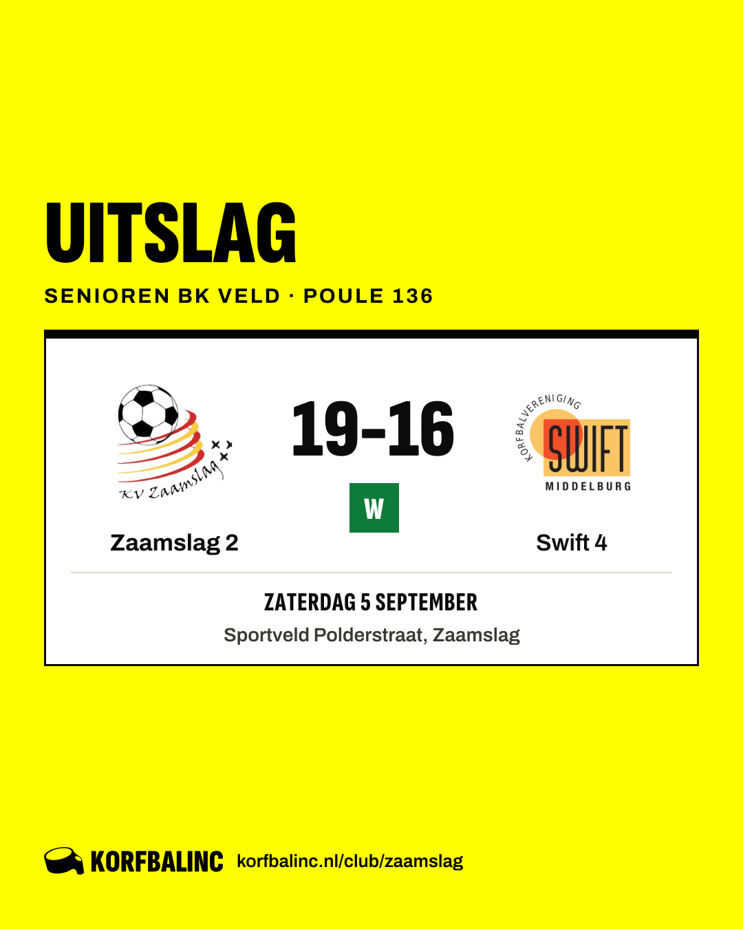 Zaamslag 2 - Swift 4
