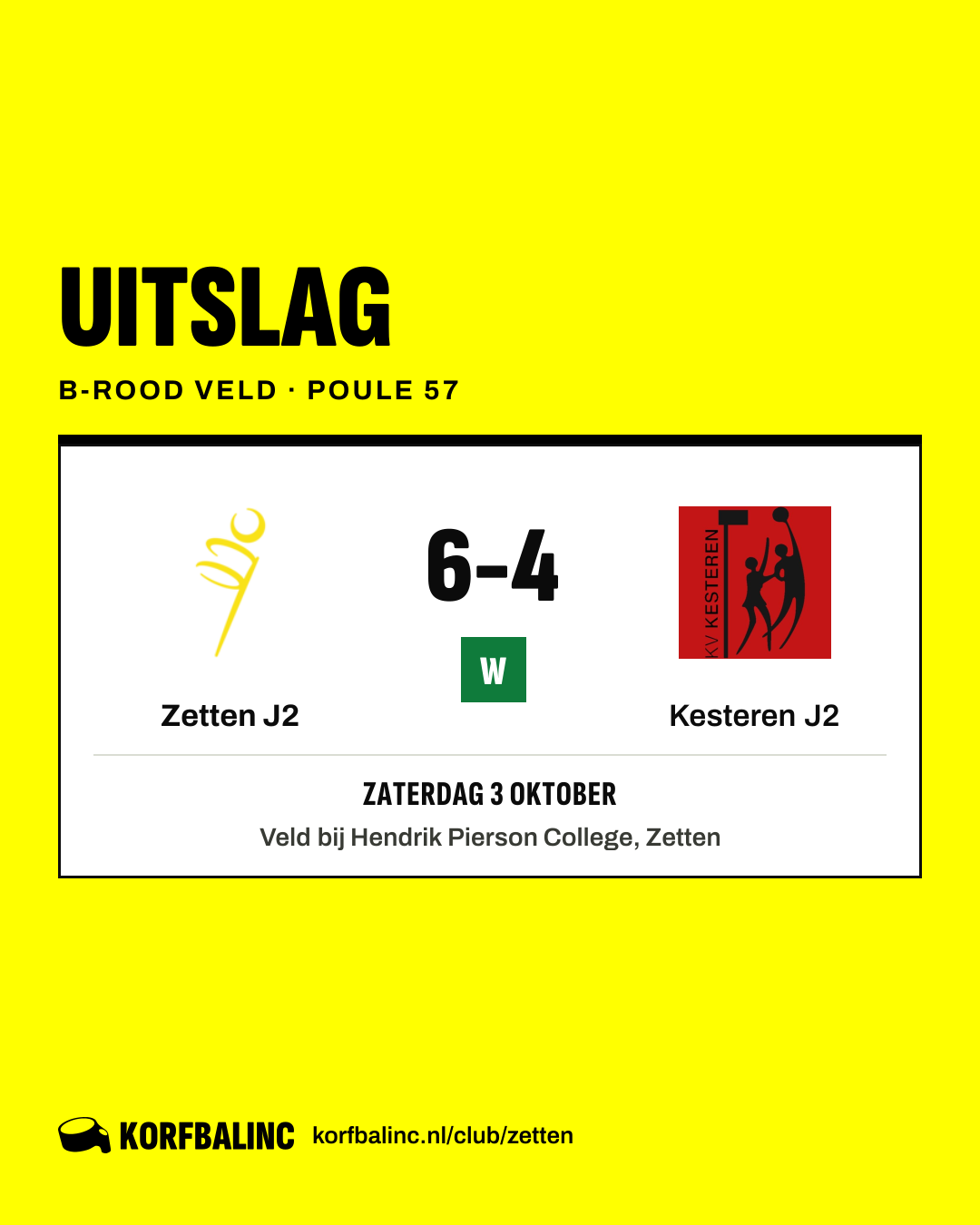 Zetten J2 - Kesteren J2
