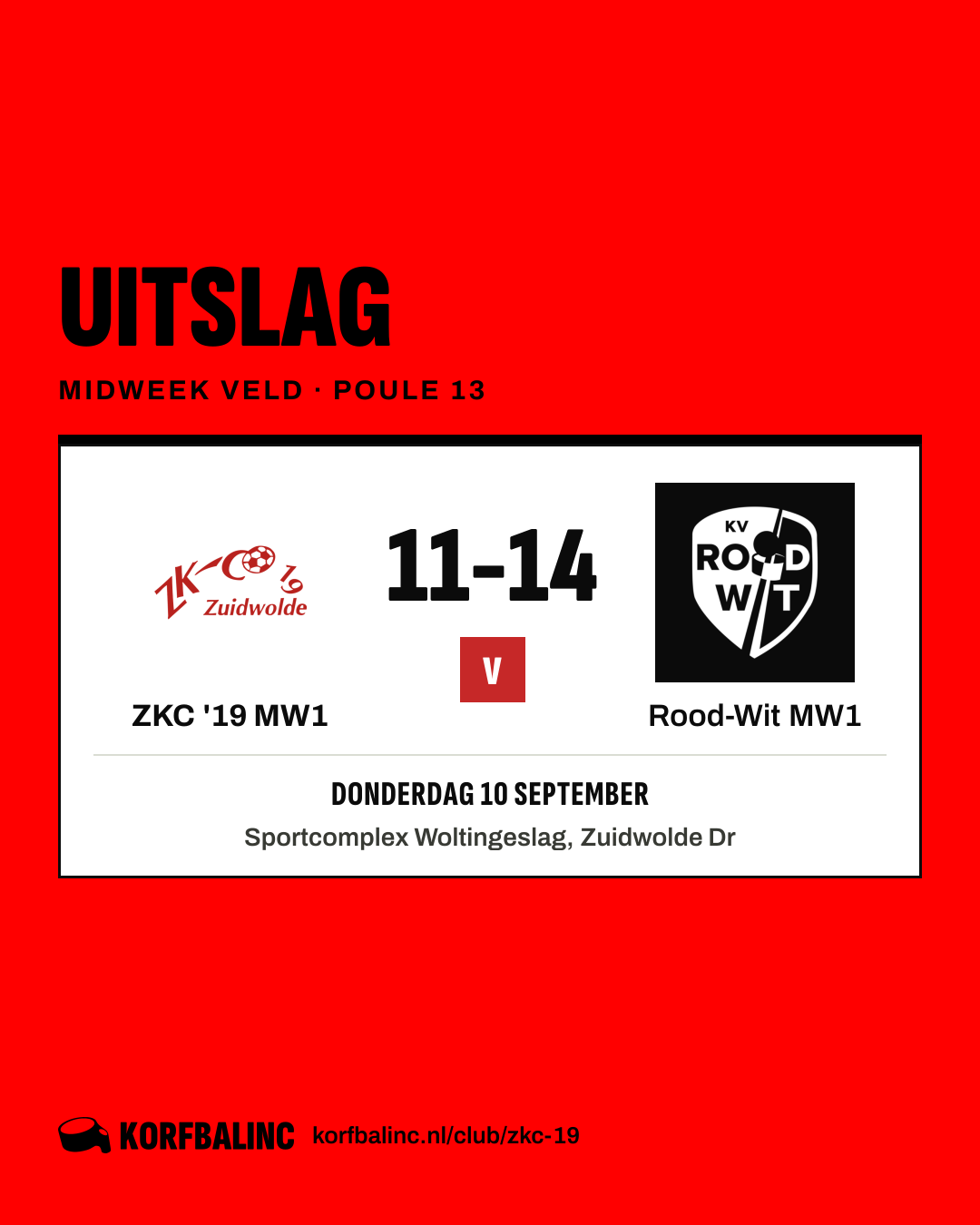ZKC '19 MW1 - Rood-Wit MW1