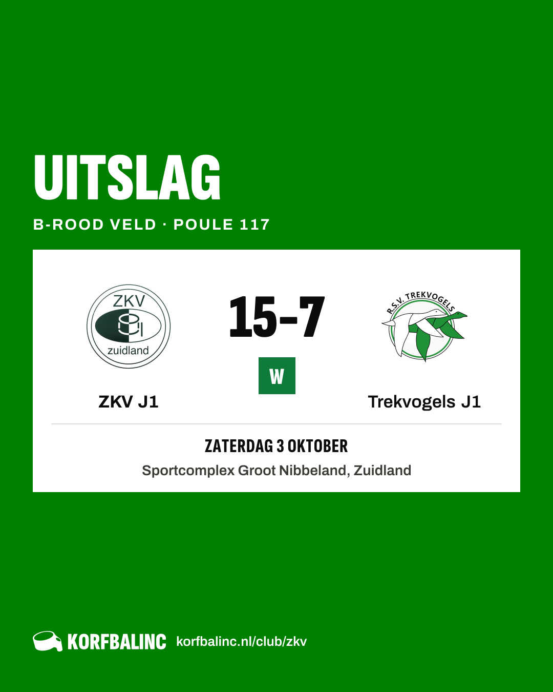 ZKV J1 - Trekvogels J1