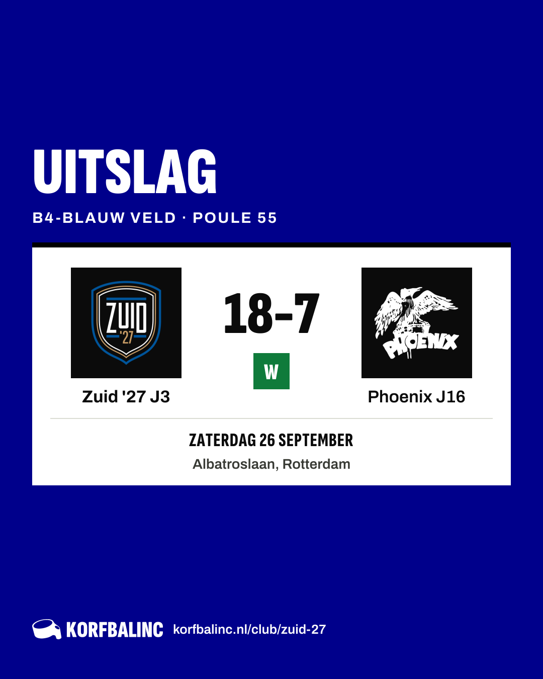 Zuid '27 J3 - Phoenix J16
