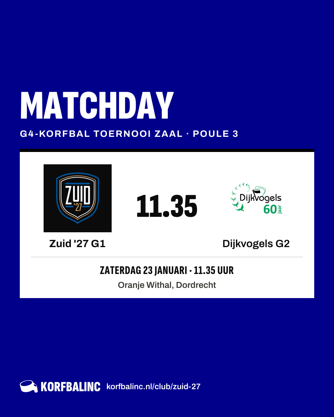 Zuid '27 G1 - Dijkvogels G2
