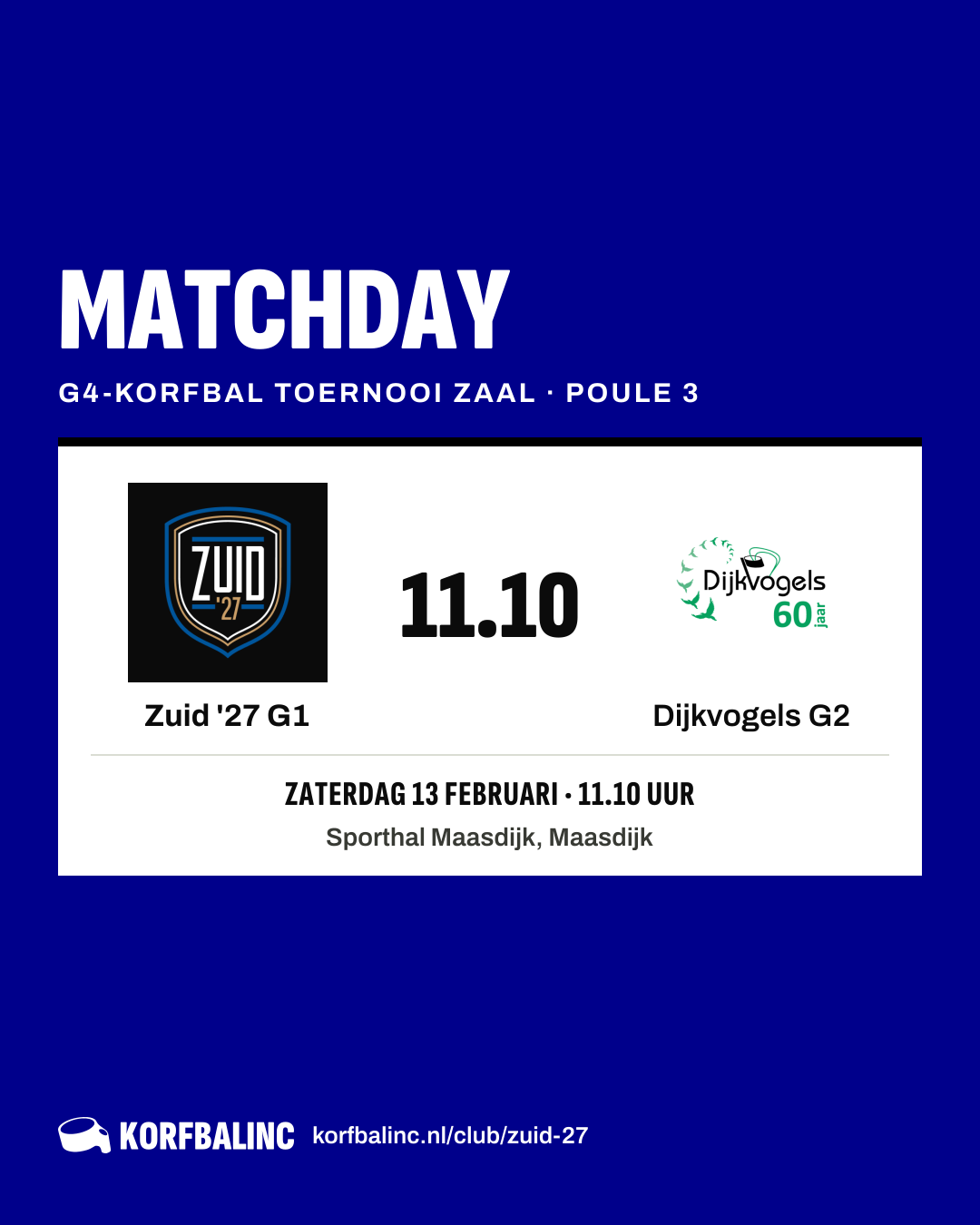 Zuid '27 G1 - Dijkvogels G2