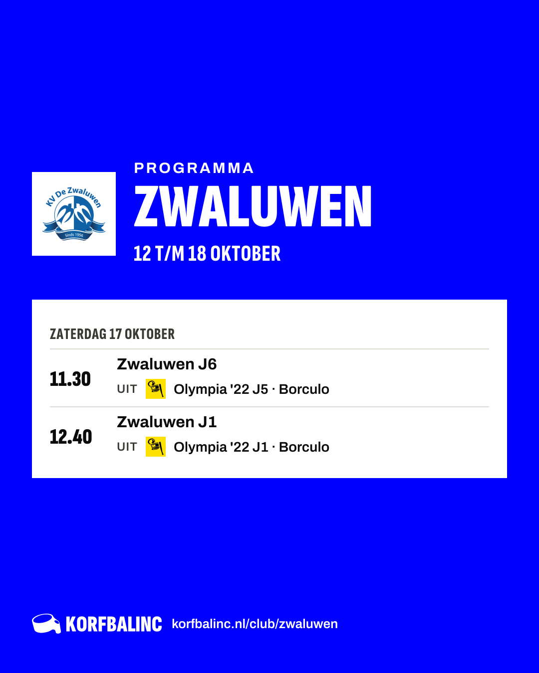 Programma Zwaluwen