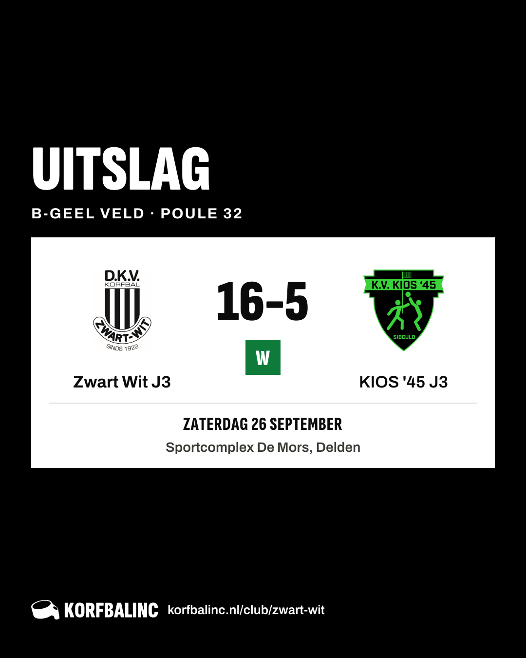 Zwart Wit J3 - KIOS '45 J3