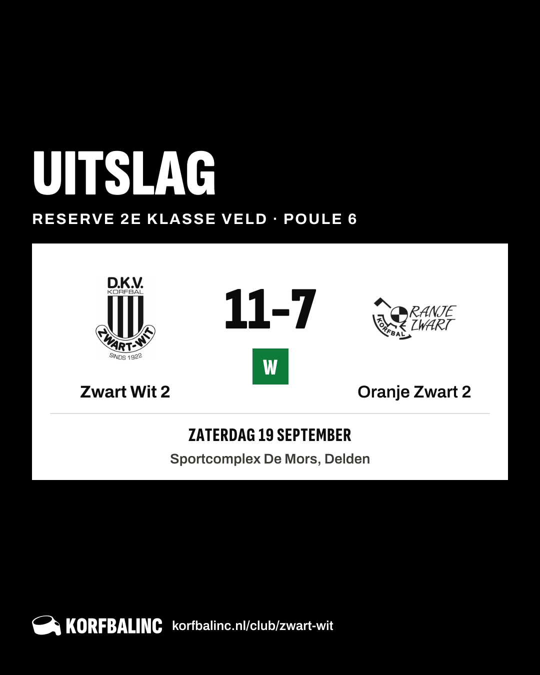 Zwart Wit 2 - Oranje Zwart 2