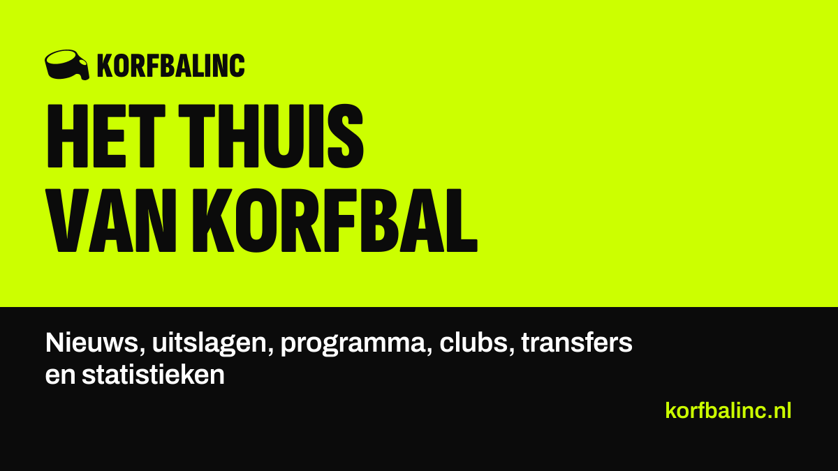 Preview image published by korfbalinc.nl